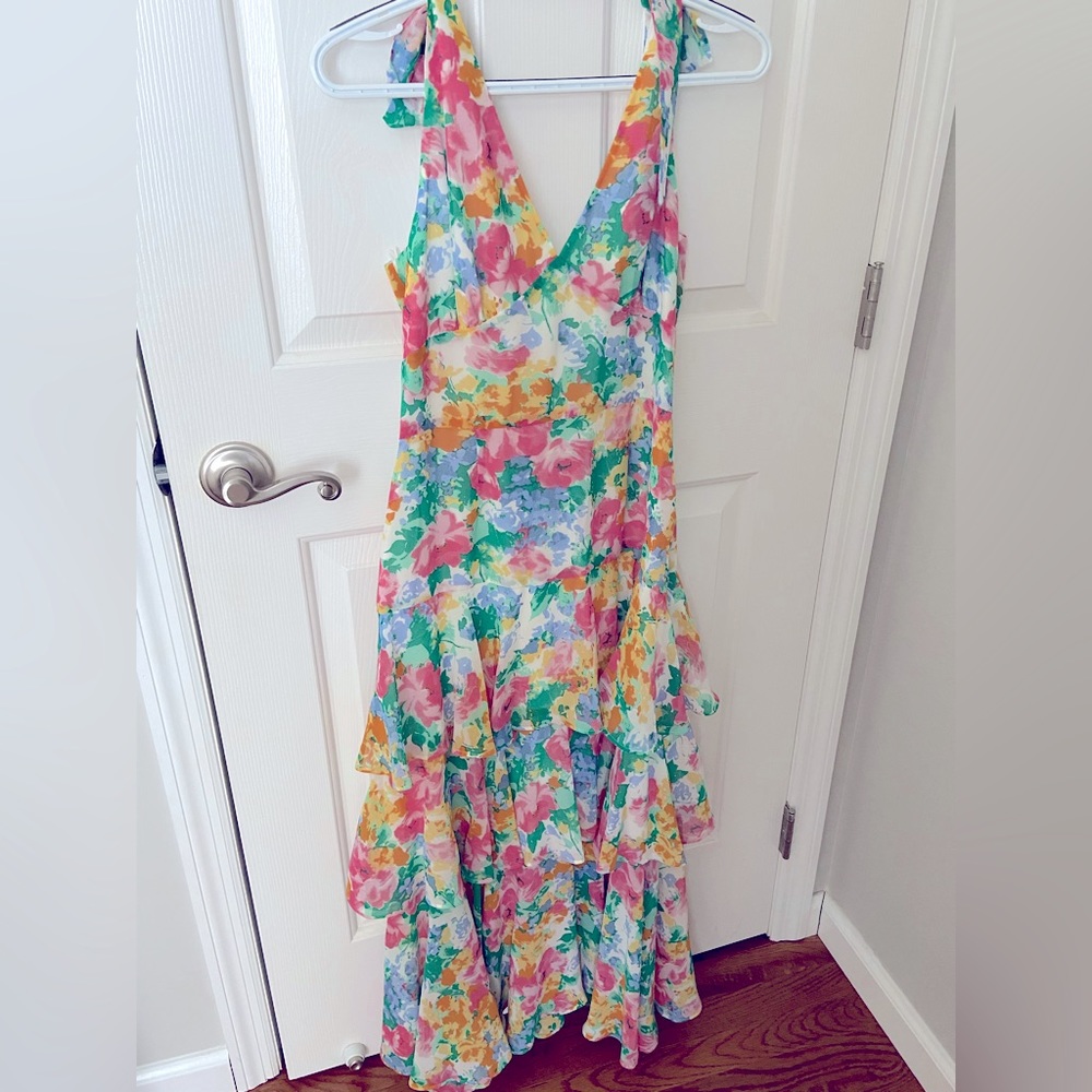 WAYF a spring maxi dress. Worn once. Size medium